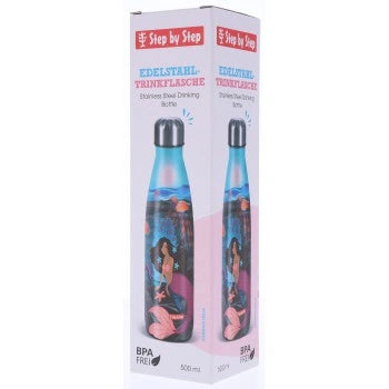Izolovaná láhev na pití z nerezové oceli 0,5 l, Mermaid Delia