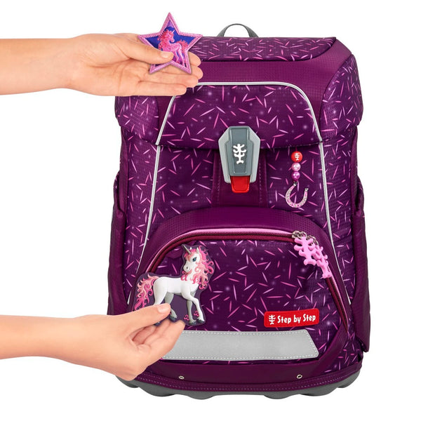 Školní aktovka Step by Step FIT, Pretty Unicorn Nuala, AGR certifikát
