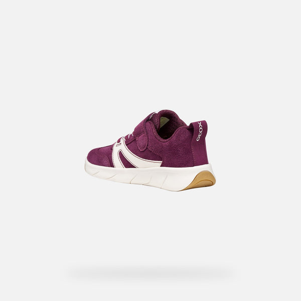 Fialové dívčí tenisky Geox Foot-run J66PCA-022BC-C8246