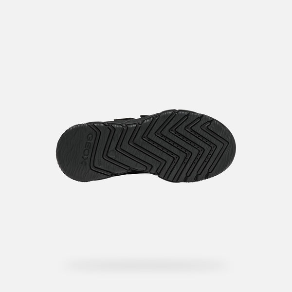 Černá chlapecká kotníková obuv Geox Flexyper Pro B J66NBA-0MEFU-C9999