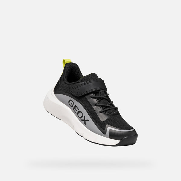 Černé chlapecké tenisky Geox Pro-ran WR J663KA-0FU54-C0017