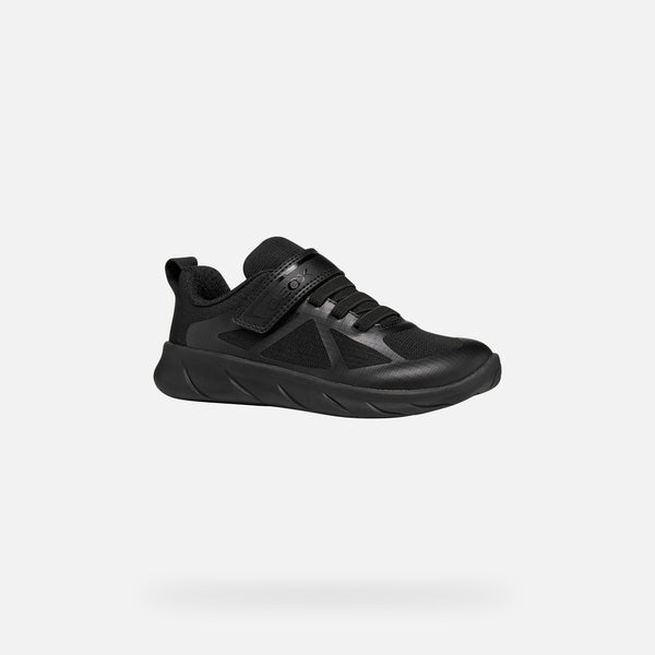 Černé chlapecké barefoot tenisky Geox Foot-run J66PDD-0FU54-C9999