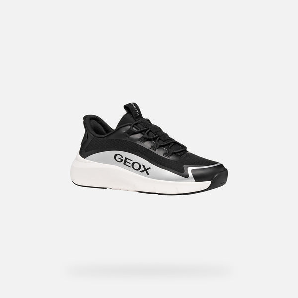 Černé chlapecké tenisky Geox Pro-ran Fast in J667JA-0FUM8-C0039