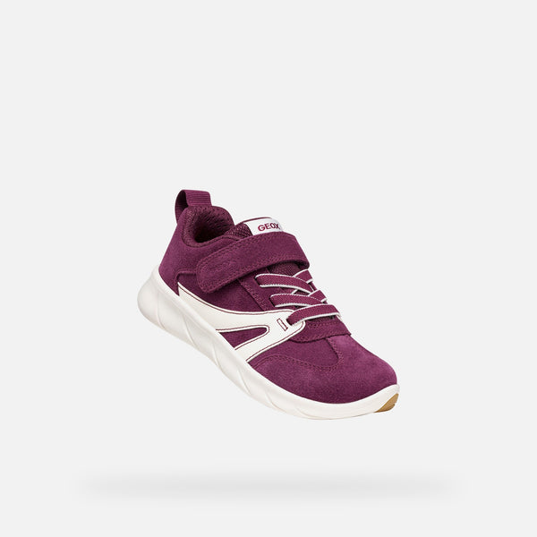 Fialové dívčí tenisky Geox Foot-run J66PCA-022BC-C8246