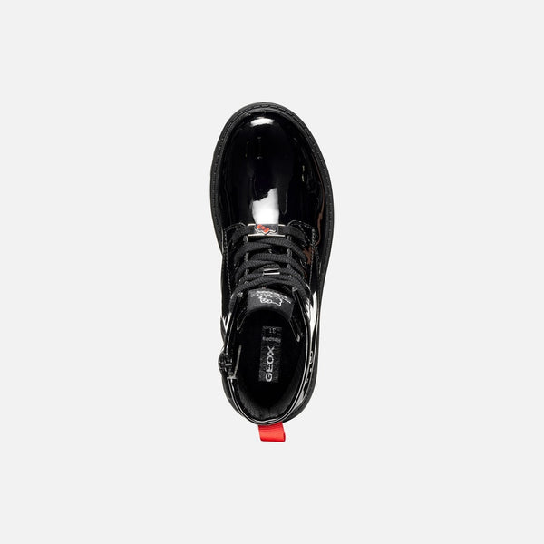 Černá dívčí kotníková obuv Geox Casey J6620F-000HH-C9999