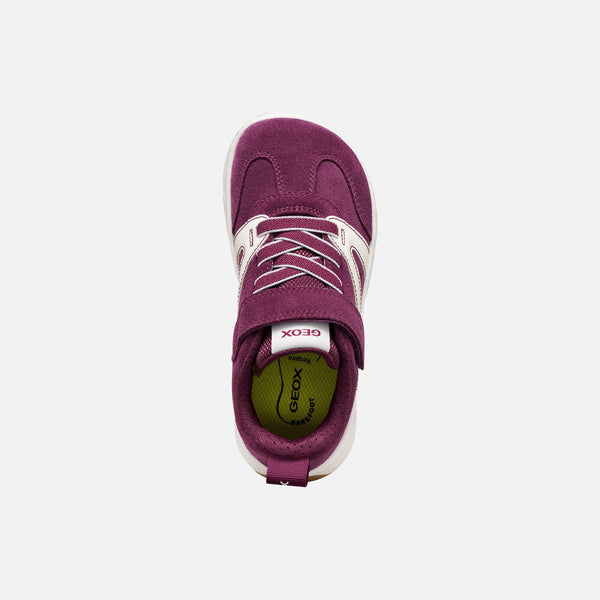Fialové dívčí tenisky Geox Foot-run J66PCA-022BC-C8246