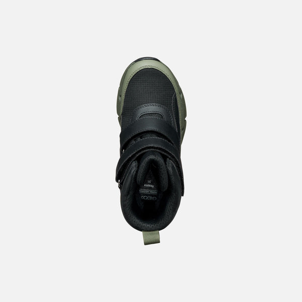 Zelená chlapecká kotníková obuv Geox Flexyper Plus J66LCG-0FU54-C0033