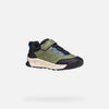 Khaki chlapecké tenisky Geox Flexyper Pro B J66NBC-0MEFU-C3009