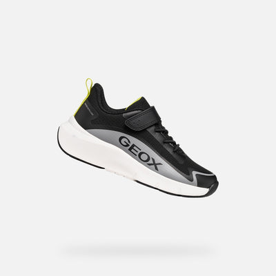 Černé chlapecké tenisky Geox Pro-ran WR J663KA-0FU54-C0017