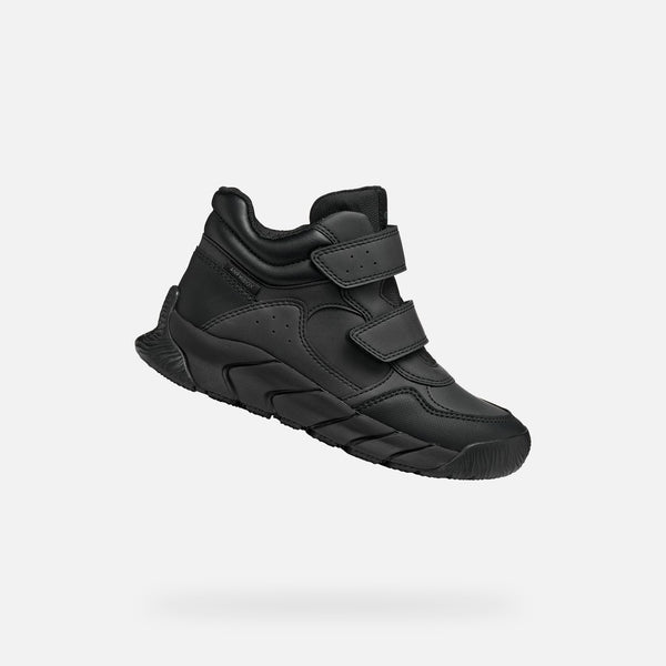 Černá chlapecká kotníková obuv Geox Flexyper Pro B J66NBA-0MEFU-C9999