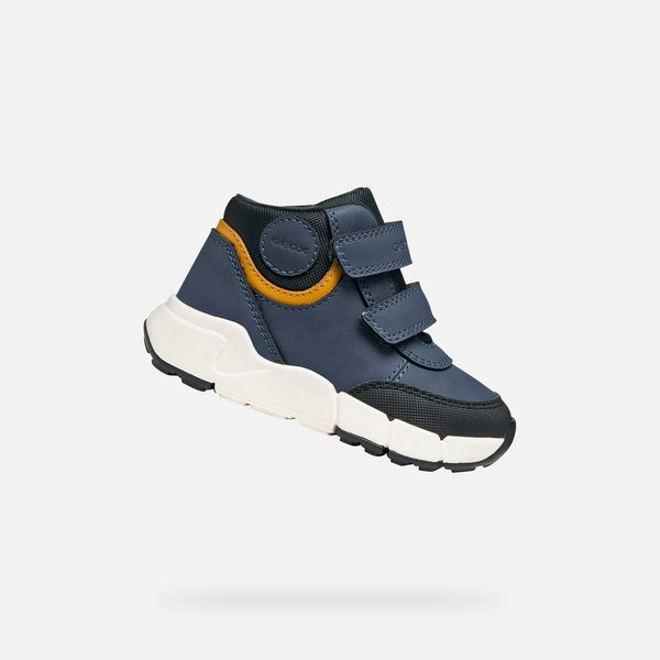 Modrá chlapecká kotníková obuv Geox Flexyper Mini B666GA-0MEBC-C4J2T