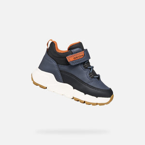 Tmavě modrá chlapecká kotníková obuv Geox Flexyper Mini B661KA-000ME-C0045