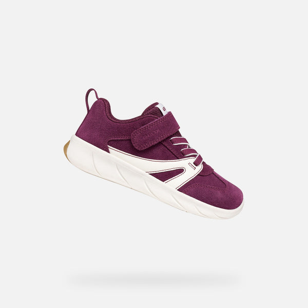 Fialové dívčí tenisky Geox Foot-run J66PCA-022BC-C8246