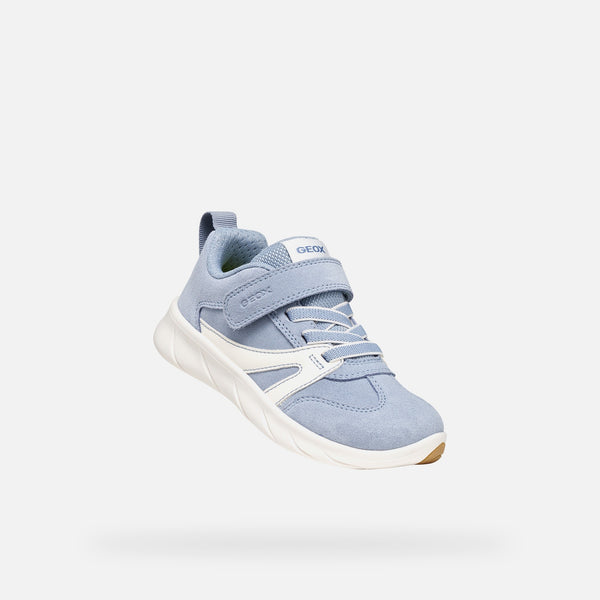 Světle modré dívčí tenisky Geox Foot-run J66PCA-022BC-C4Y1Z