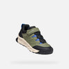 Khaki chlapecké tenisky Geox Flexyper Pro B J66NBC-0MEFU-C3009