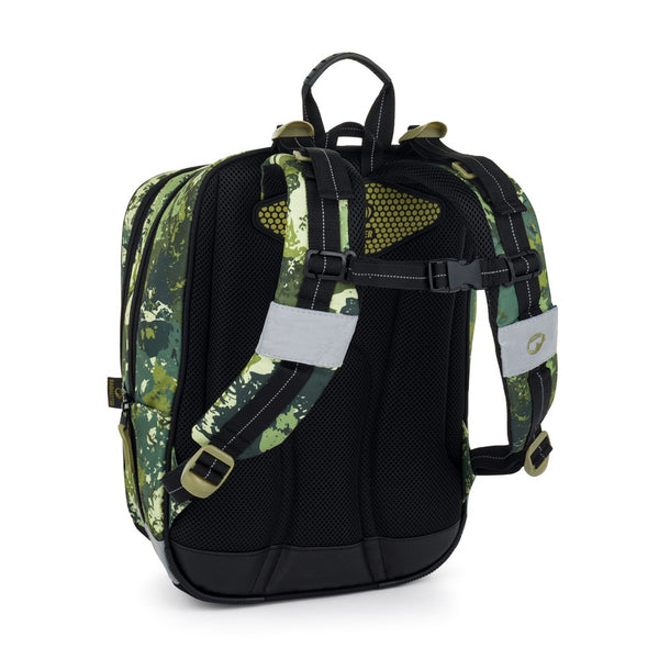 Bagmaster ALFA 25 B školní tříkomorový batoh – stíhačky