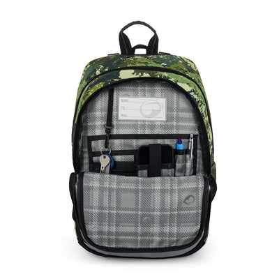 Bagmaster ALFA 25 B školní tříkomorový batoh – stíhačky