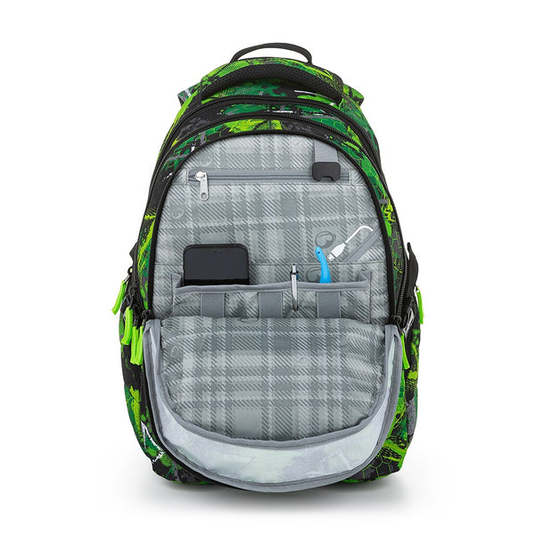 Bagmaster BAG 23 A studentský batoh - zeleno černý