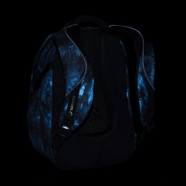 Bagmaster BAG 25 B studentský batoh – černo-modrý