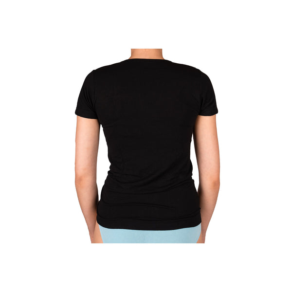 Tričko spodní dámské bambusové BAMBOO SEAMLESS 014 bezešvé BLACK (černé)