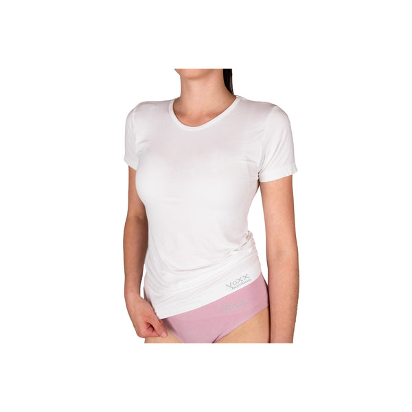 Tričko spodní dámské bambusové BAMBOO SEAMLESS 014 bezešvé WHITE (bílé)