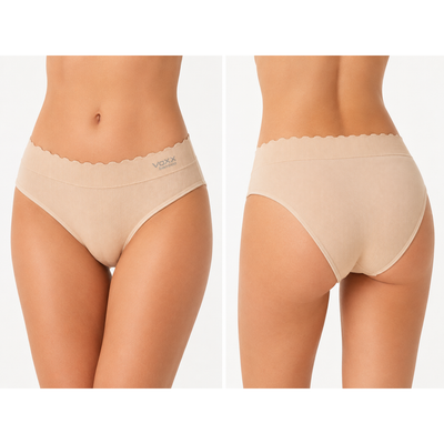 Kalhotky dámské BAMBOO SEAMLESS 007 bambusové BEIGE (béžové)