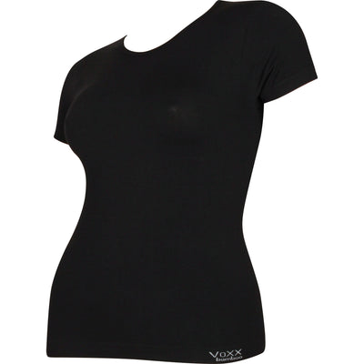 Tričko spodní dámské bambusové BAMBOO SEAMLESS 014 bezešvé BLACK (černé)