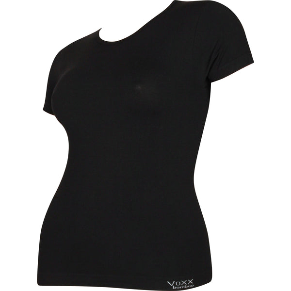 Tričko spodní dámské bambusové BAMBOO SEAMLESS 014 bezešvé BLACK (černé)