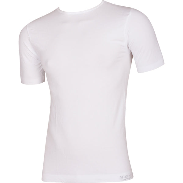 Tričko spodní pánské bambusové BAMBOO SEAMLESS 021 bezešvé WHITE (bílá)