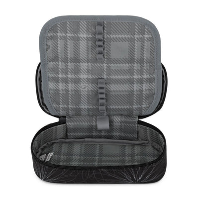 Bagmaster ZIPSTER 25 A studentský set – černý s bílými květy