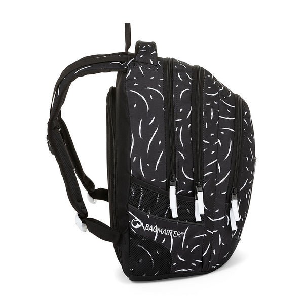 Bagmaster DIGITAL 23 A studentský batoh - černo bílý