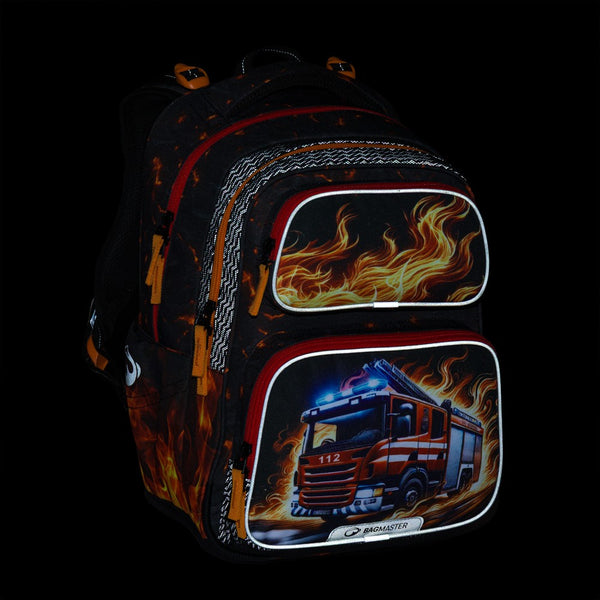 Bagmaster DOPI 26 B malý školní set pro prvňáčky – hasiči