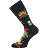 Ponožky unisex trendy ELVIRA s obrázkem ČARODĚJNICE (3 páry)