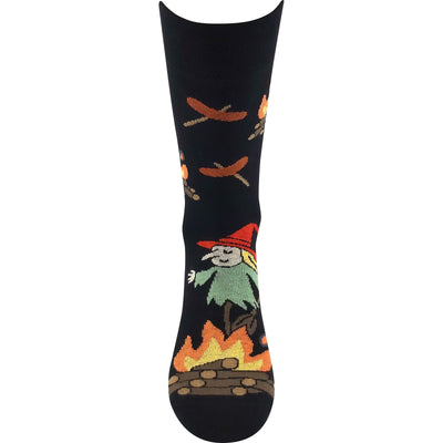 Ponožky unisex trendy ELVIRA s obrázkem ČARODĚJNICE (3 páry)