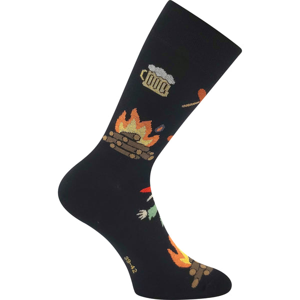 Ponožky unisex trendy ELVIRA s obrázkem ČARODĚJNICE (3 páry)