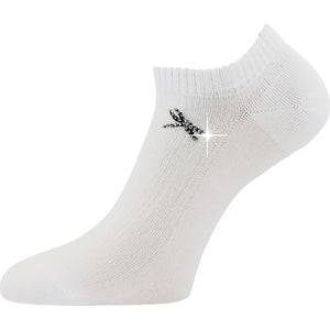 Ponožky dámské elegantní FLITANA 01 s kamínky BÍLÉ (3 páry)