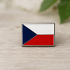 Kovový odznak s vlajkou České republiky