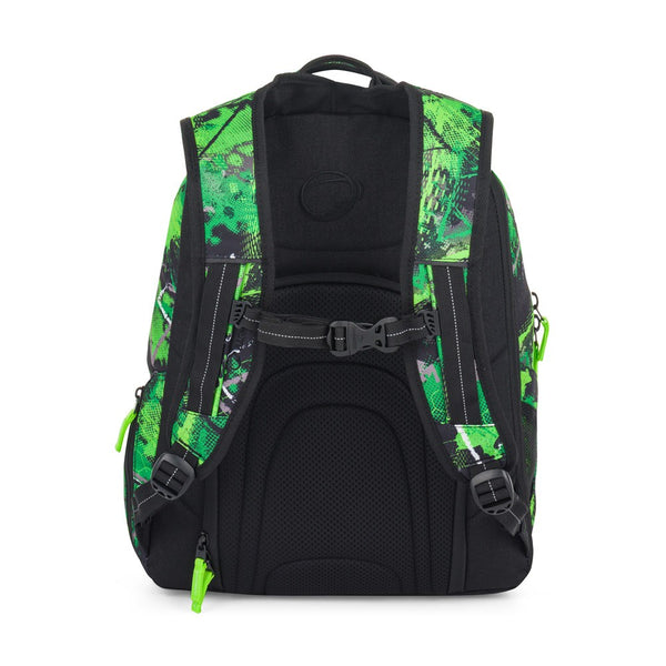Bagmaster LINCOLN 25 A studentský batoh – zeleno-černý