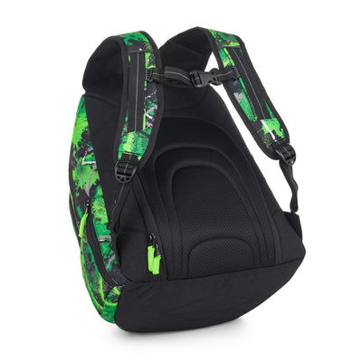 Bagmaster LINCOLN 25 A studentský batoh – zeleno-černý