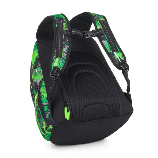 Bagmaster LINCOLN 25 A studentský batoh – zeleno-černý