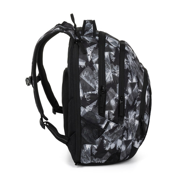 Bagmaster LINCOLN 26 A studentský batoh – černo-bílý