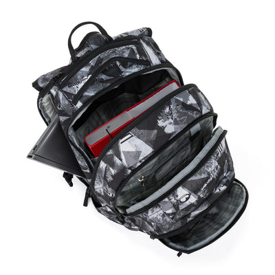 Bagmaster LINCOLN 26 A studentský batoh – černo-bílý