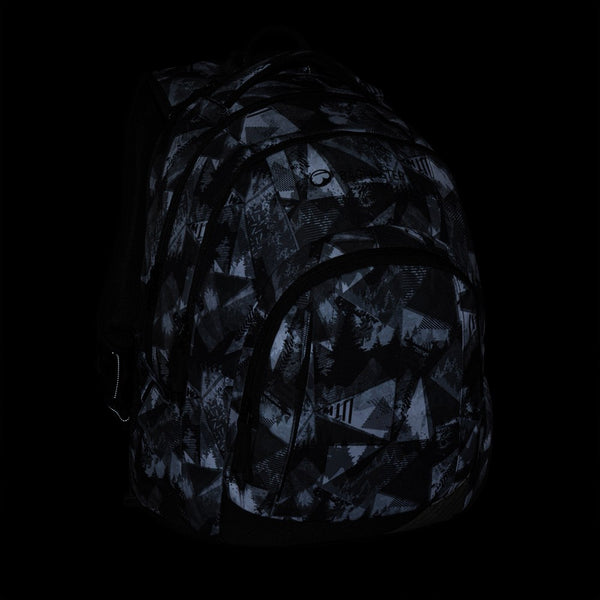 Bagmaster LINCOLN 26 A studentský batoh – černo-bílý