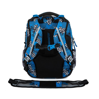 Bagmaster LUMI 23 D školní batoh - modré auto