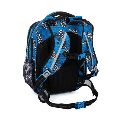 Bagmaster LUMI 23 D školní batoh - modré auto