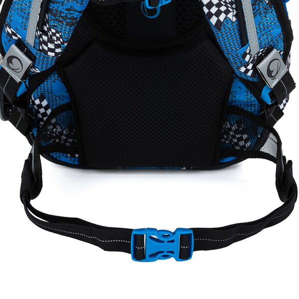 Bagmaster LUMI 23 D školní batoh - modré auto