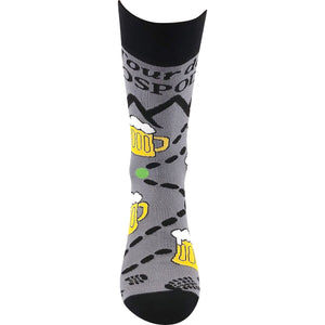 Ponožky pánské LETOUR vtipné s motivem piva DESIGN 2 (3 páry)