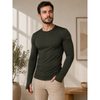 Tričko funkční pánské MERINOWOOL 03 slim s dlouhým rukávem KHAKI