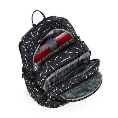Bagmaster NOMAD 25 A studentský batoh – černo-bílý