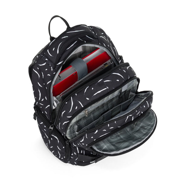 Bagmaster NOMAD 25 A studentský batoh – černo-bílý